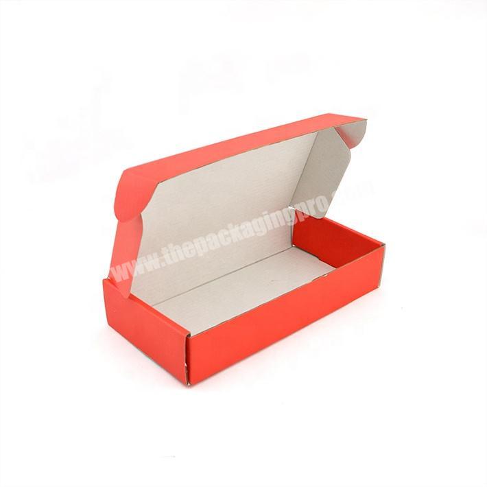 custom logo size color printed High quality hard rigid corrugated paper shipping box packaging gift mailer paper box