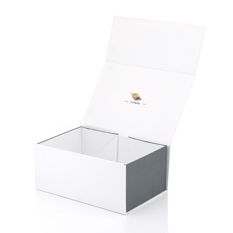 custom logo size color printed hard rigid cardboard paper box packaging gift box foldable paper gift  box