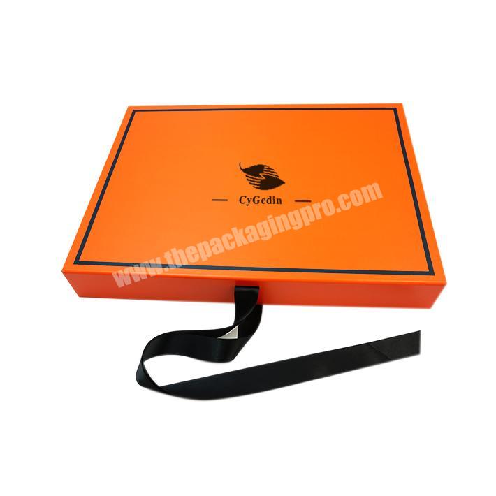 custom logo size color printed hard rigid cardboard paper magnetic box packaging gift box foldable paper box