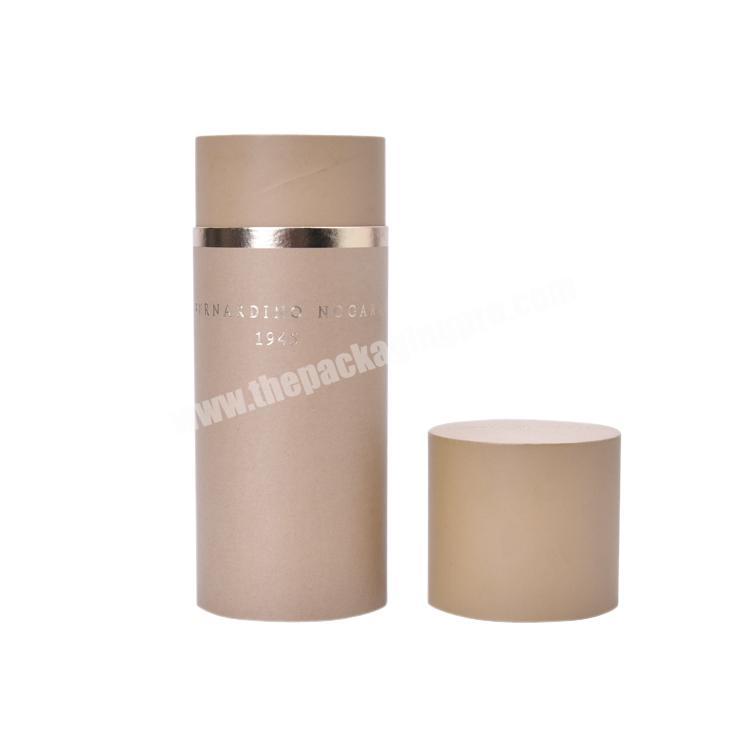 custom new arrival fo simple elegant cylinder paper box gift packaging for cosmetic box