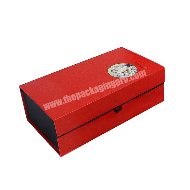 custom new arrival for simple elegant blind  box christmas tea box gift packaging
