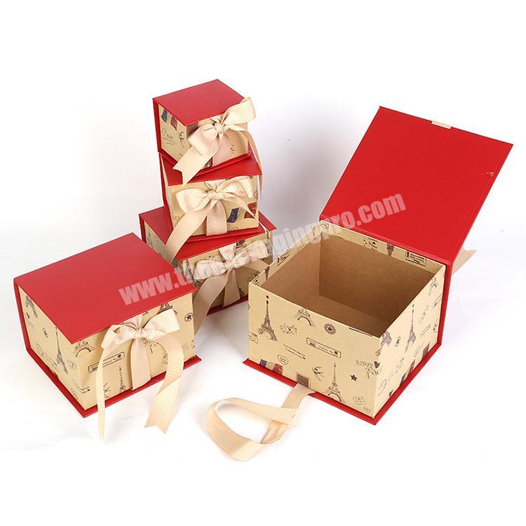 custom packaging black box gift paper box clear lid satin lined with magnet closure gift boxes packaging