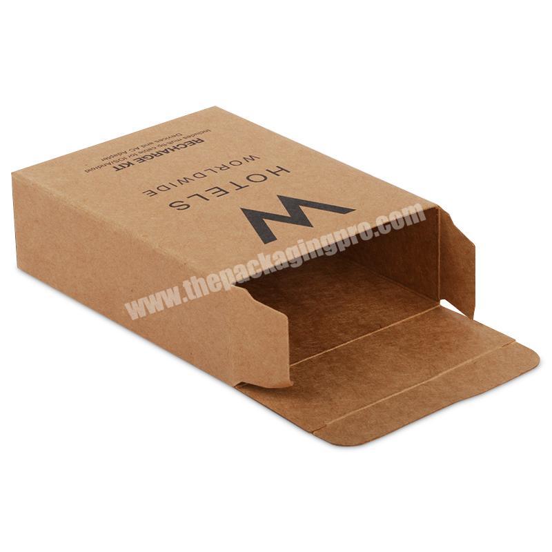 Alibaba Supplier Custom Printed Recycled Brown Kraft Paper Packaging Box