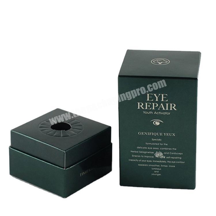 custom printing cardboard paper cosmetic eye cream fragrance perfume essential oil serum dropper bottle gift box