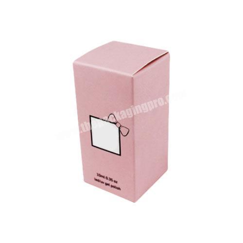 custom printing packaging gift box custom household cosmetic for nail polish oil bottle box packaging cardboard paper box