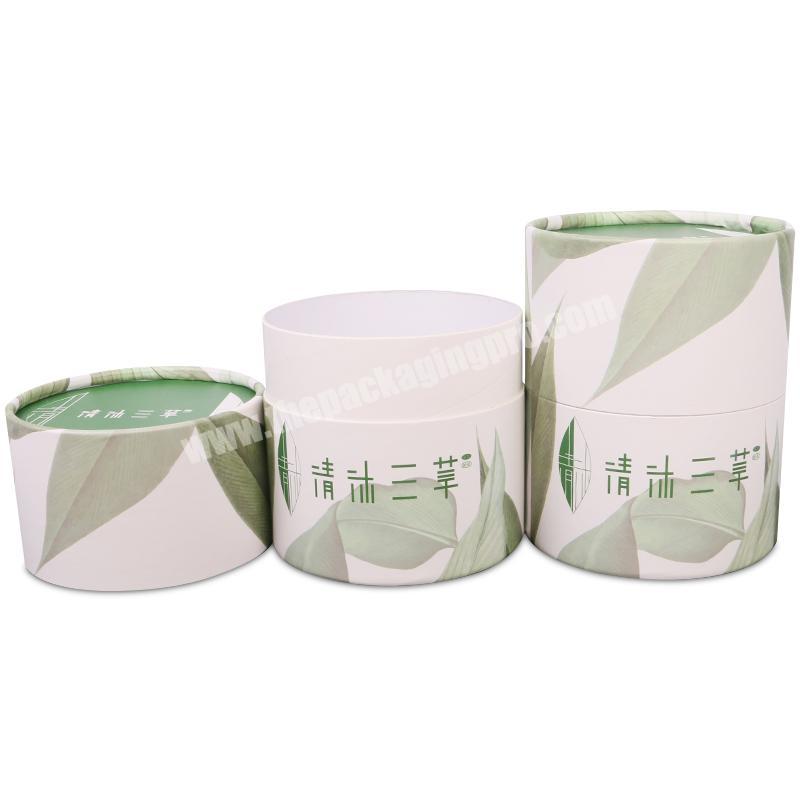 custom printing recycle eco friendly tea packaging tube boxes and packaging bag
