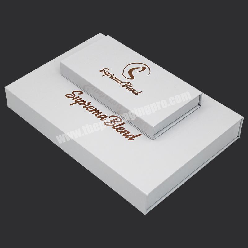 custom white packaging boxes gift box product box with logo