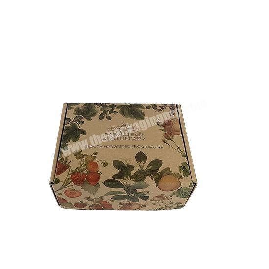 custom wholesale foldable eco brown kraft packaging paper box with button rope lock for candle