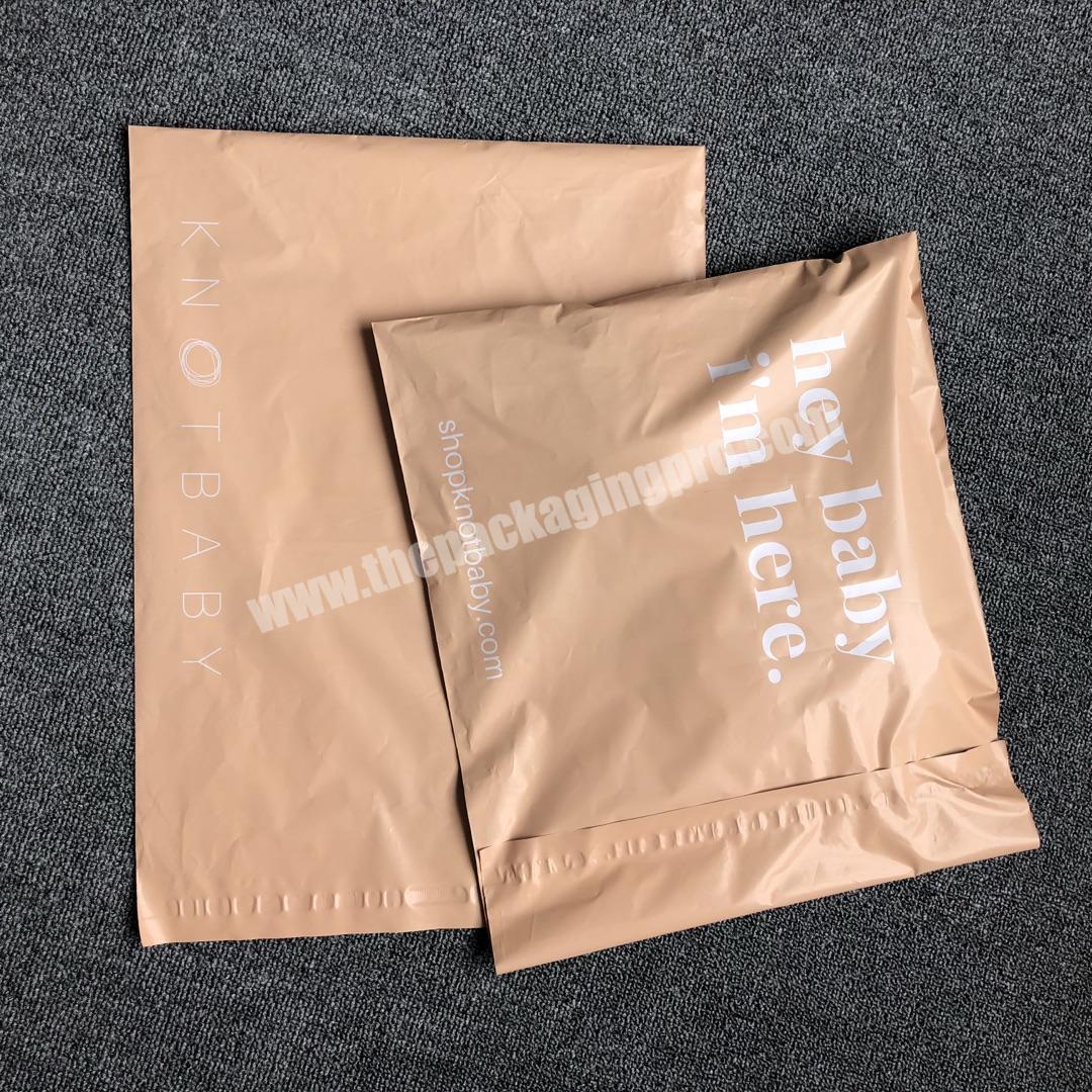 eco friendly self adhesive sealed logo nude mailer envelope plastic mail packaging bag for mailing postal for clothing