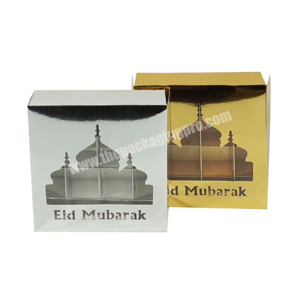 eid mubarak ramadan festival decorations candy sweet chocolate cake nut macaron baklava packaging gift favor box with 16 slot