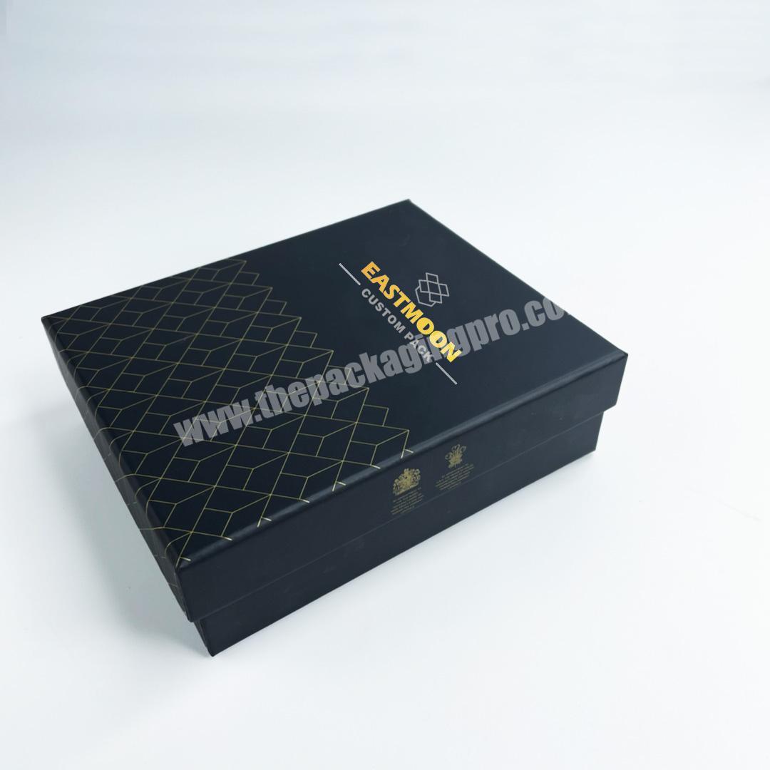guangdong custom print private label logo luxury hard rigid packaging cardboard paper boxes die cut cushion mat paper gift box