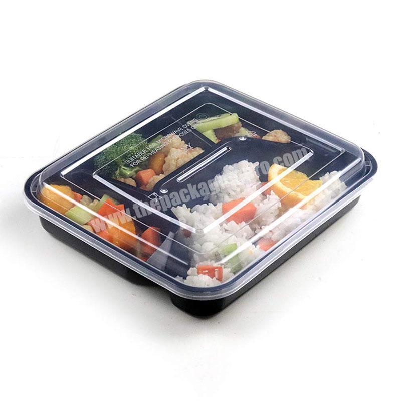 high repurchase customized multi functions microwave polypropylene hot  selling disposable plates plastic lunch box