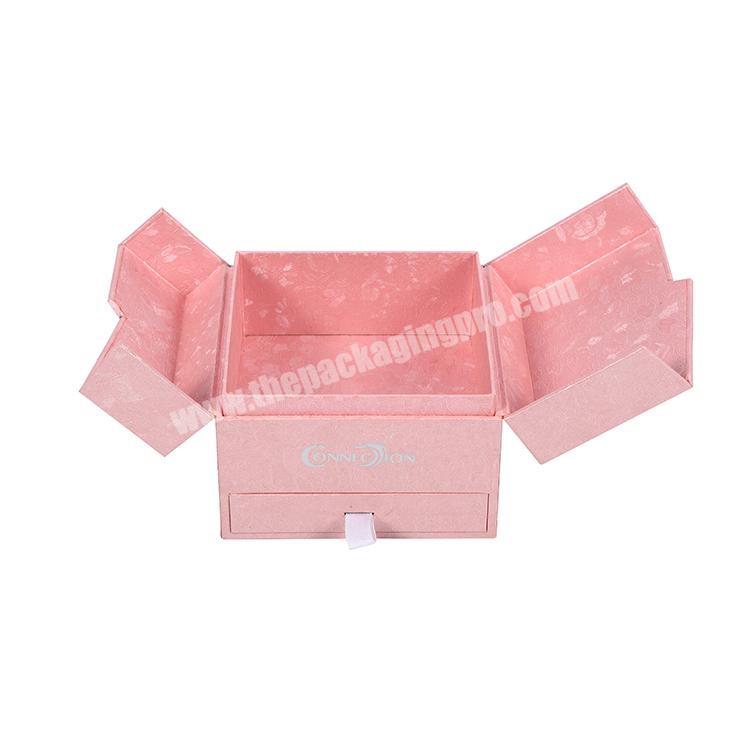 custom luxury cardboard small paper wedding package custom printing logo gift jewelry packaging boxes 