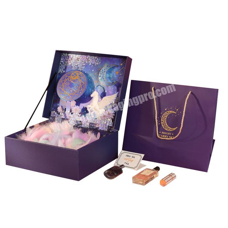 luxury kraft craft gift custom logo printing boxes perfume wedding favor boxes factory