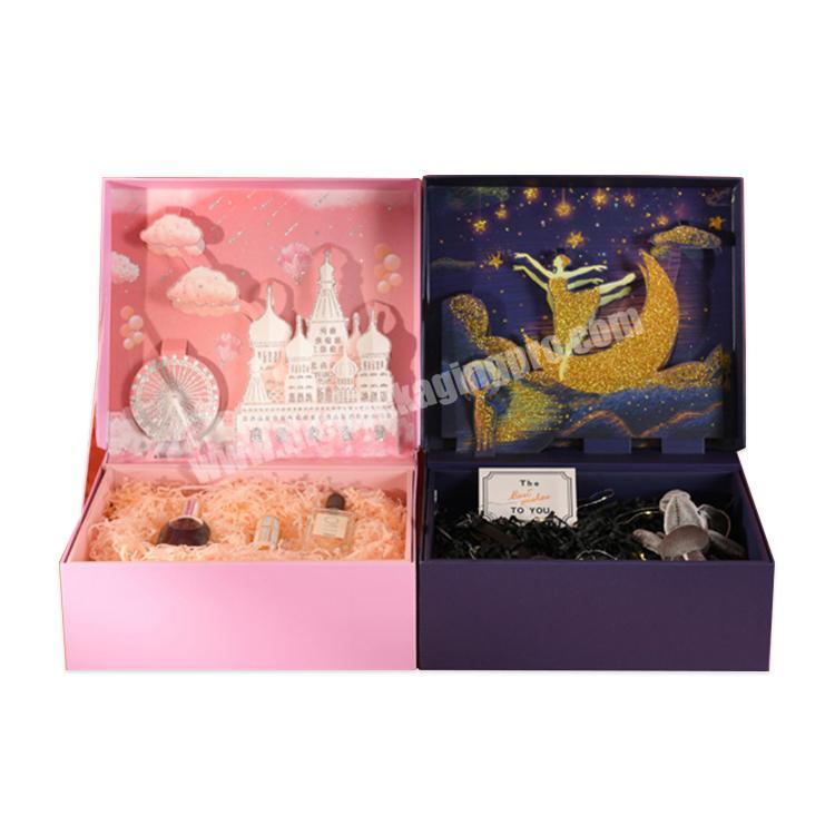 luxury kraft craft gift custom logo printing boxes perfume wedding favor boxes