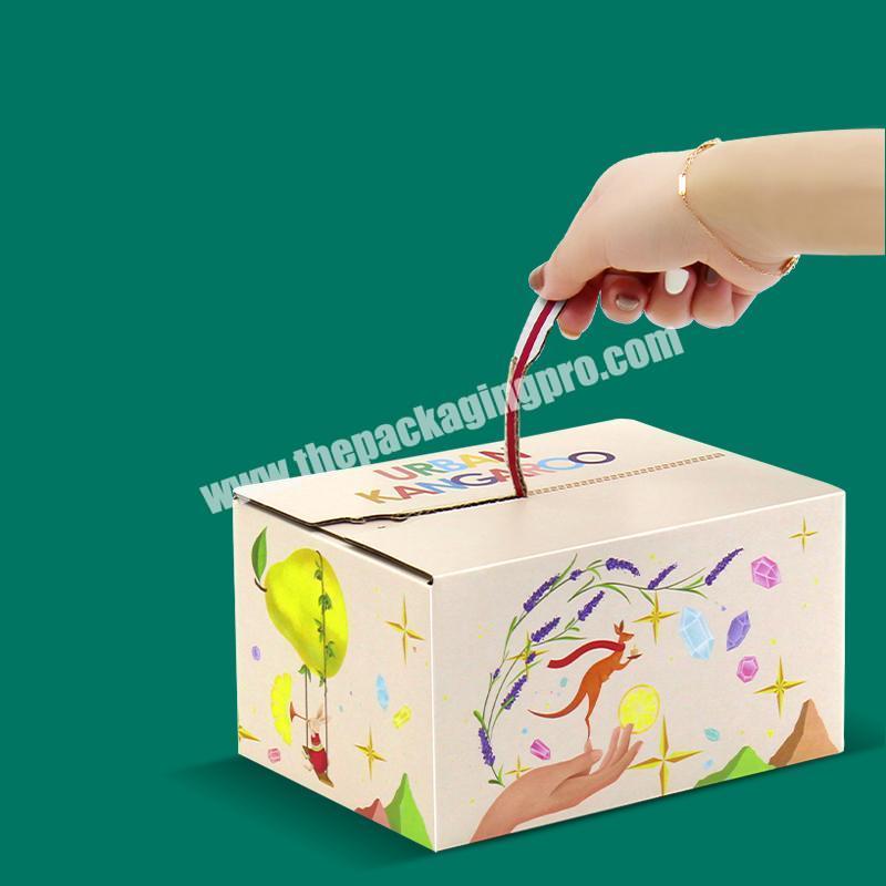 paper packaging box corrugated gift box food grade paper box