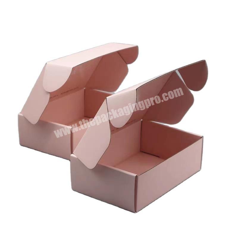 custom logo wholesale price high quality corrugated paper packaging boxes with hot stamping