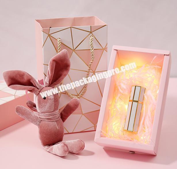 rectangle wedding candy bag package custom printing luxury bottle paper gift packaging perfume box factory