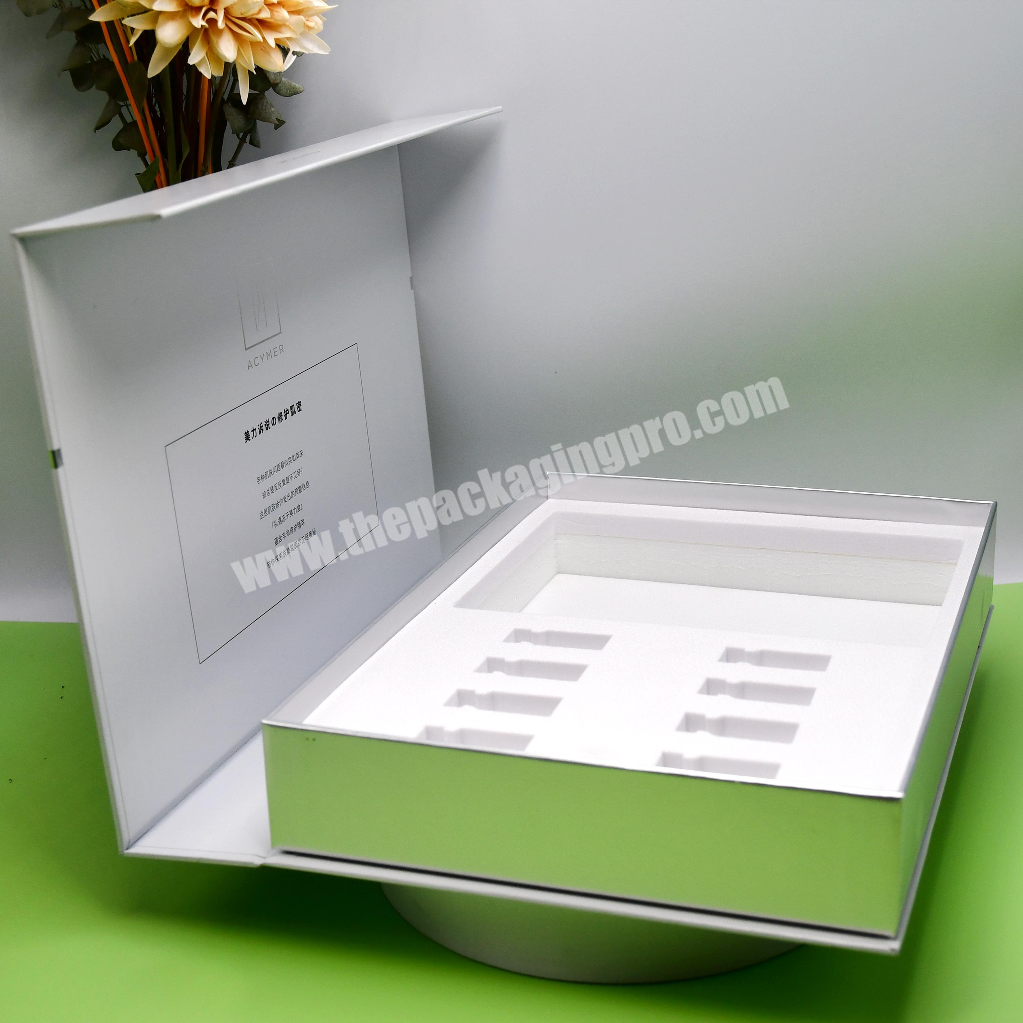 sample Cosmetic Box Cosmetic Cosmetic Box Custom Printing Wholesale White Gift Magnetic factory