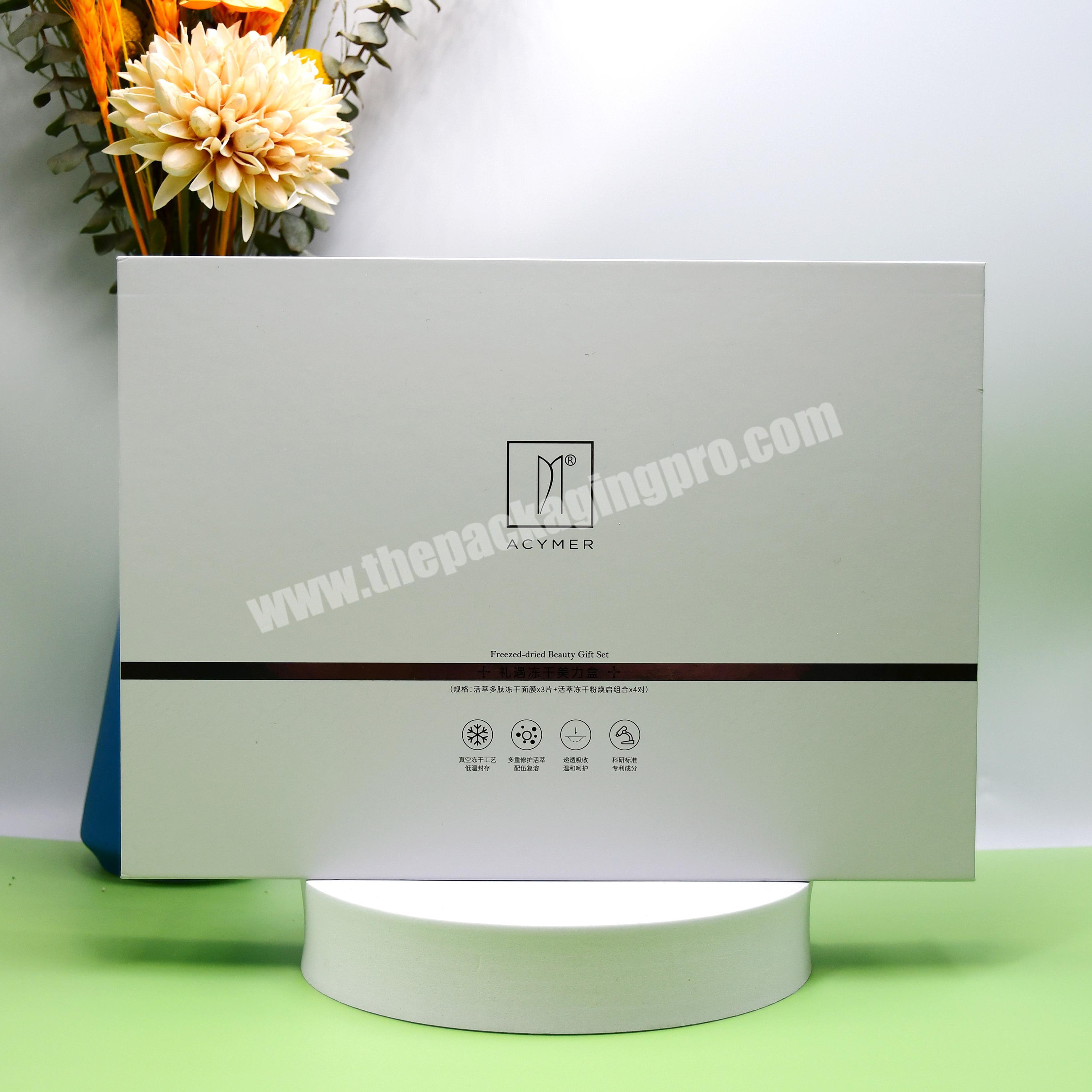 sample Cosmetic Box Cosmetic Cosmetic Box Custom Printing Wholesale White Gift Magnetic manufacturer