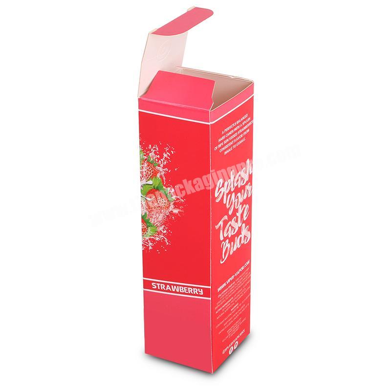 small printing paper 30ml 60ml bottle paper box retail coffee capsule packaging box