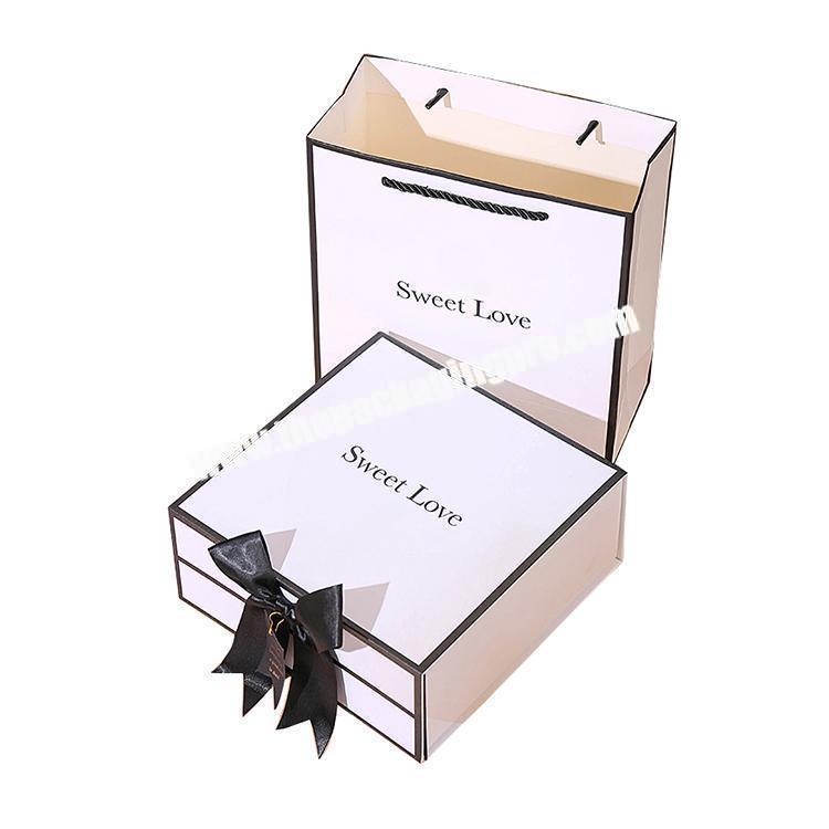 small luxury custom magnetic cardboard cosmetic wedding gift box perfume paper packaging for gift sets