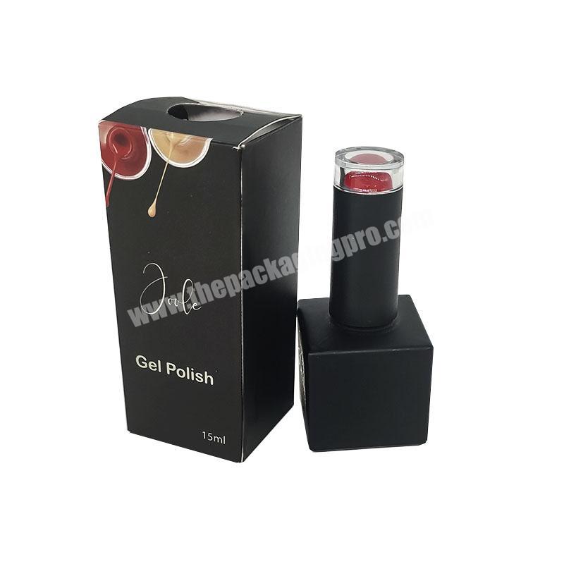 wholesale printing single nail polish packaging box nail polish paper box