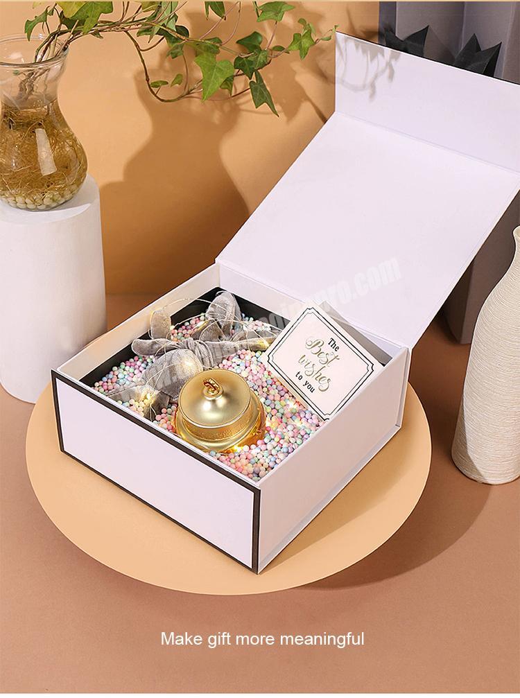 custom recycled golden supplier baby gift magnetic craft paper boxes unique luxurious custom printed logo clothing packaging 
