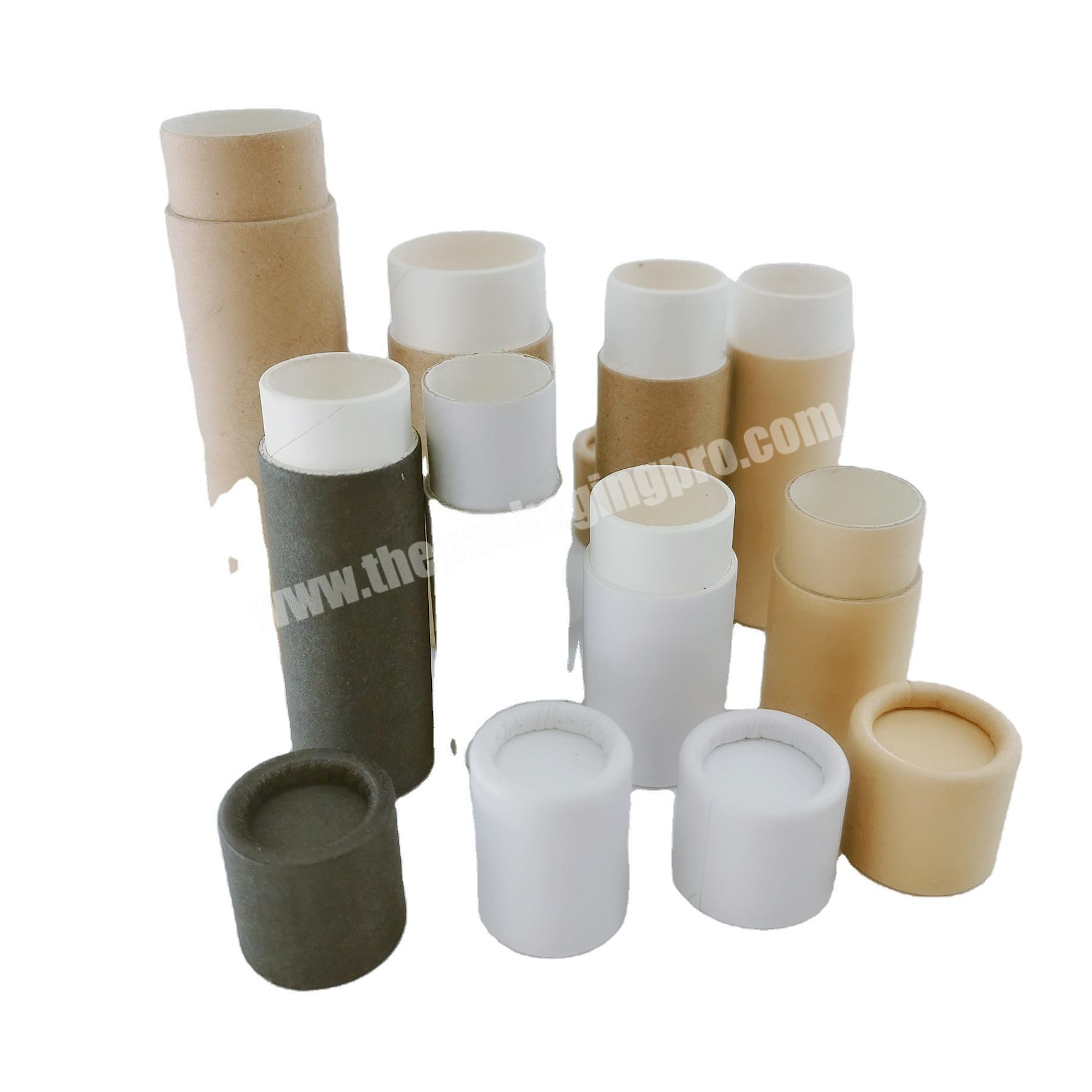 0.3oz Lip Balm Containers Eco Friendly Lip Balm Push Up Paper Tubes