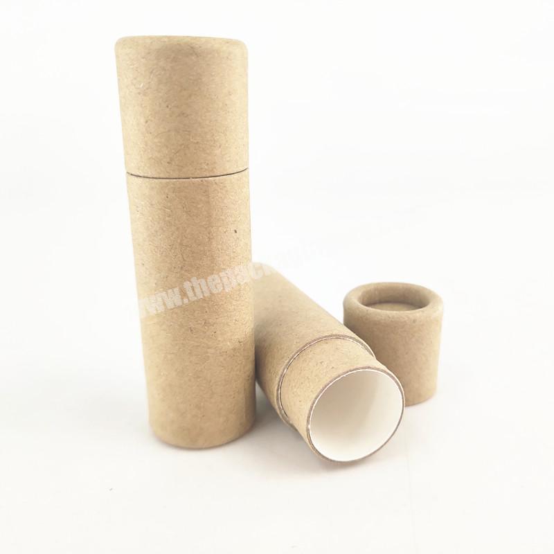 0.3oz cardboard paper push up lip balm paper tube