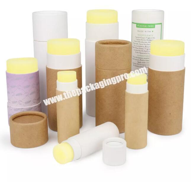 New Design factory price high quality eco friendly deodorant push up paper tubes
