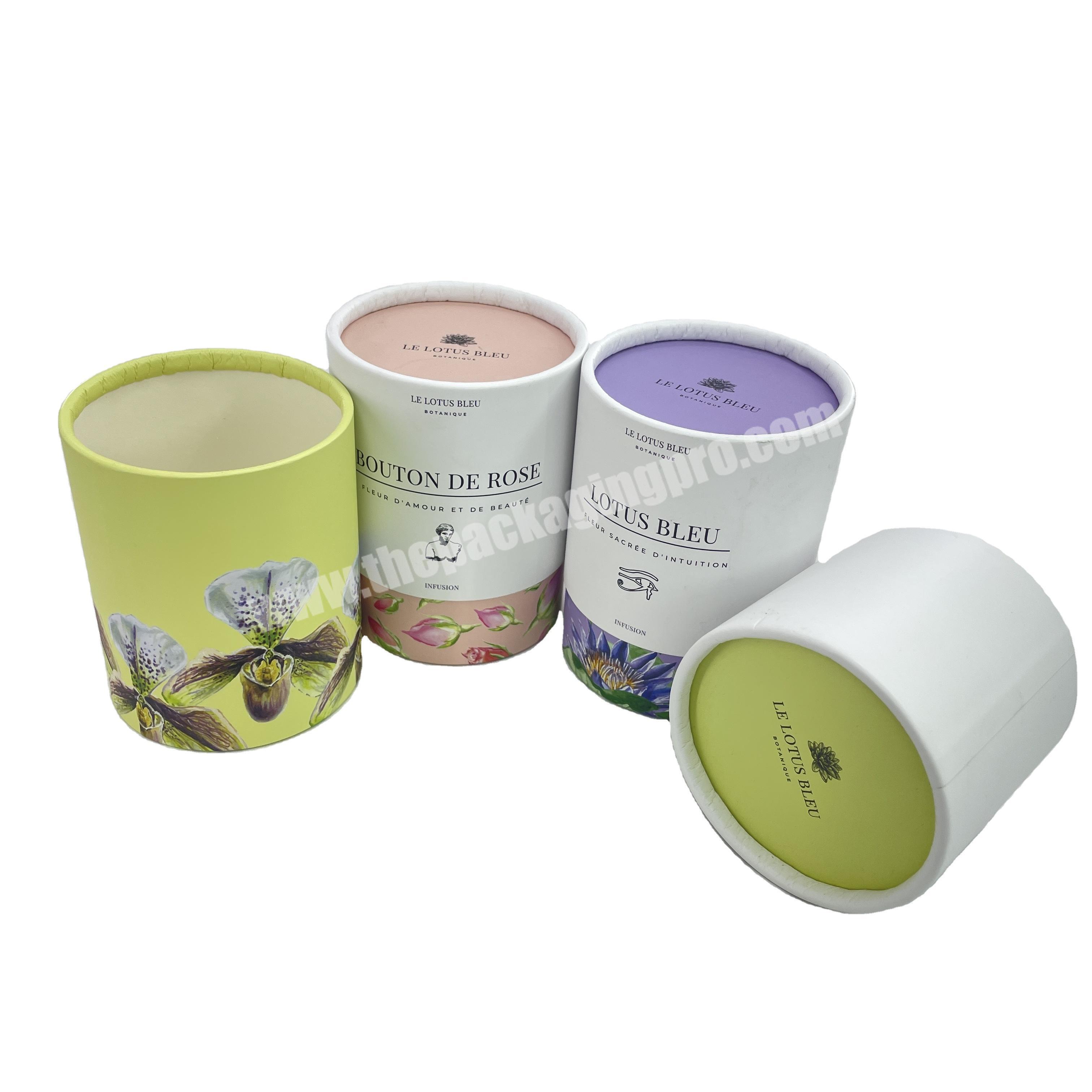 100% biodegradable cylinder food grade Tea box cylinder craft paper tube