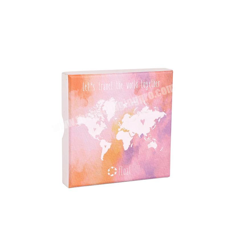 1200gsm hard small cardboard box packaging for world map box