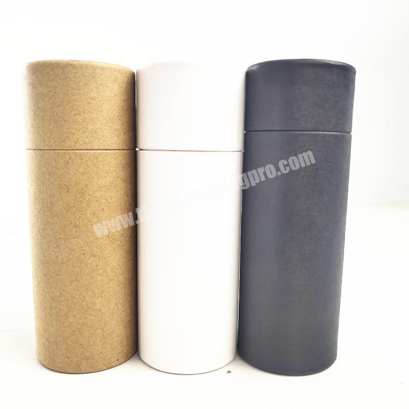 2 oz biodegradable cardboard push up paper deodorant tube with wax paper