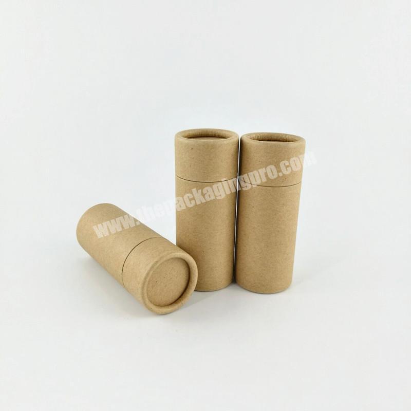 2.5oz cardboard kraft paper deodorant stick container tube