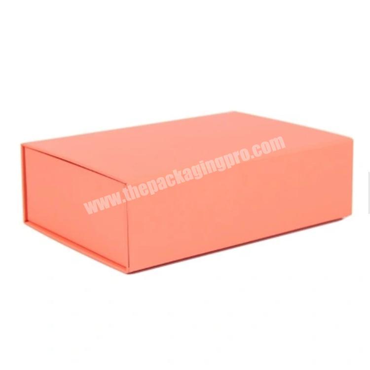 high quality fancy foldable cardboard gift box with ribbon