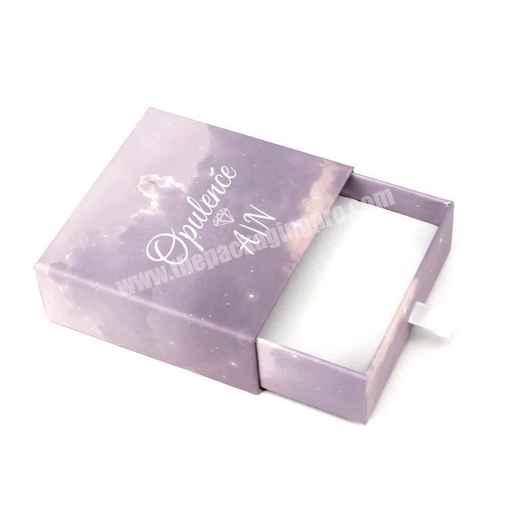 2020 Fashion cardboard gift boxes packaging with drawers for bracelets