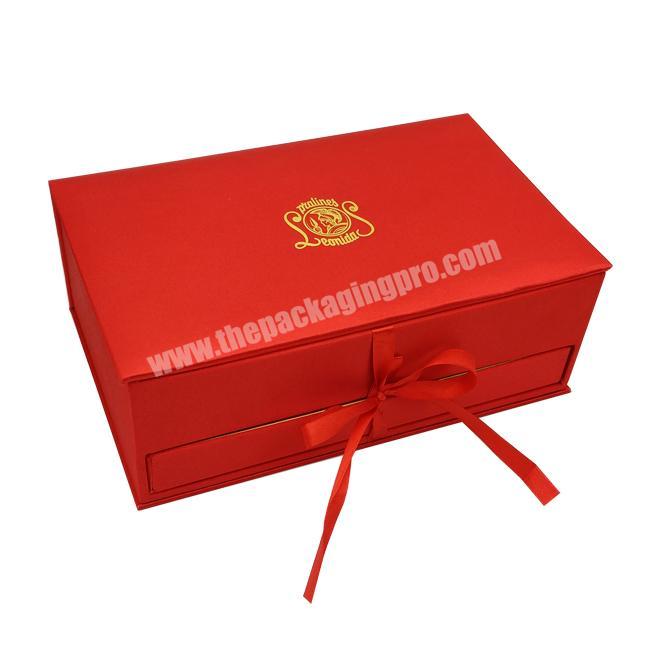 2020 wholesale custom logo gift box drawer type luxury chocolate packaging box