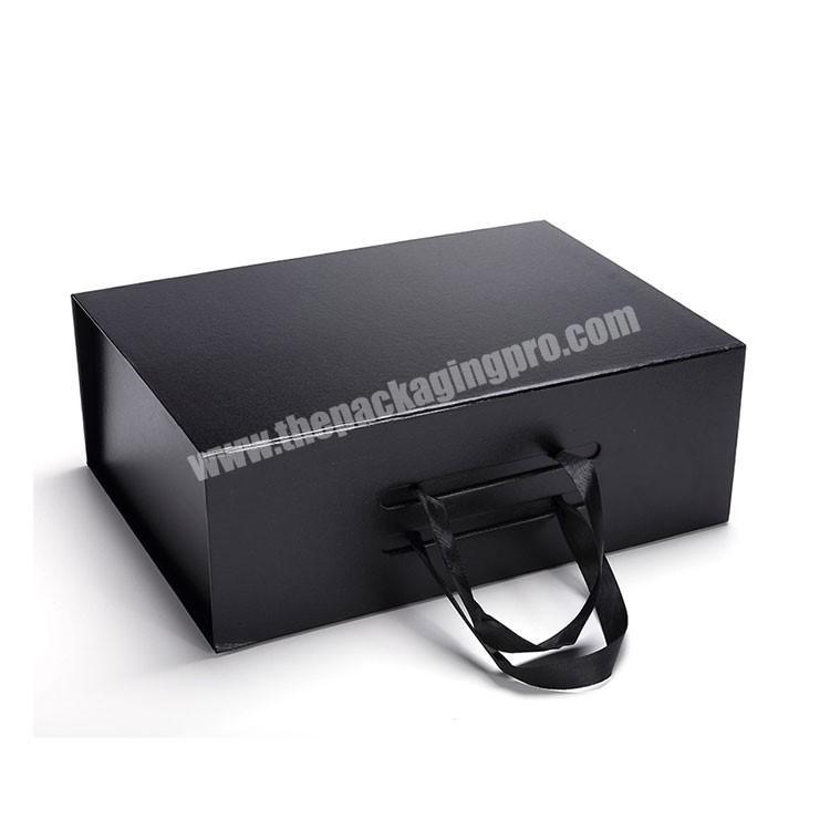 Wholesale custom durable cardboard paper black wig box luxury hair extension packaging box custom logo manufacturer