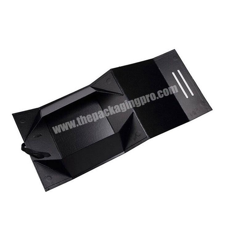 personalize Wholesale custom durable cardboard paper black wig box luxury hair extension packaging box custom logo
