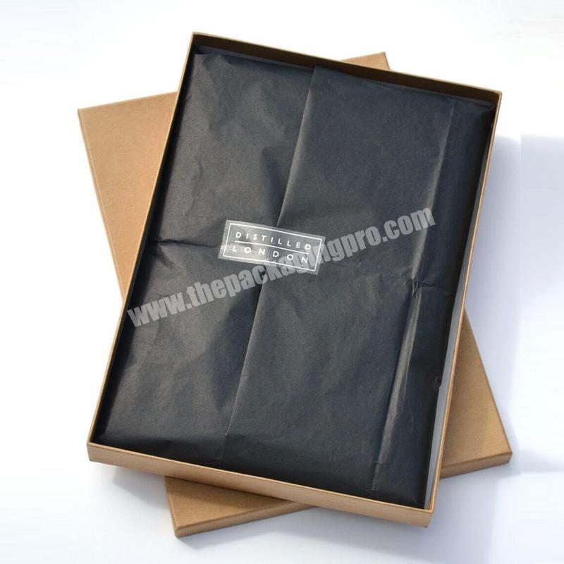 2022 Custom logo clothing corrugated cardboard box,recycled kraft paper box