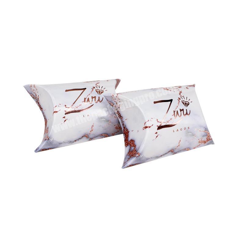 2022 hot selling reasonable price custom paper cardboard pillow boxes