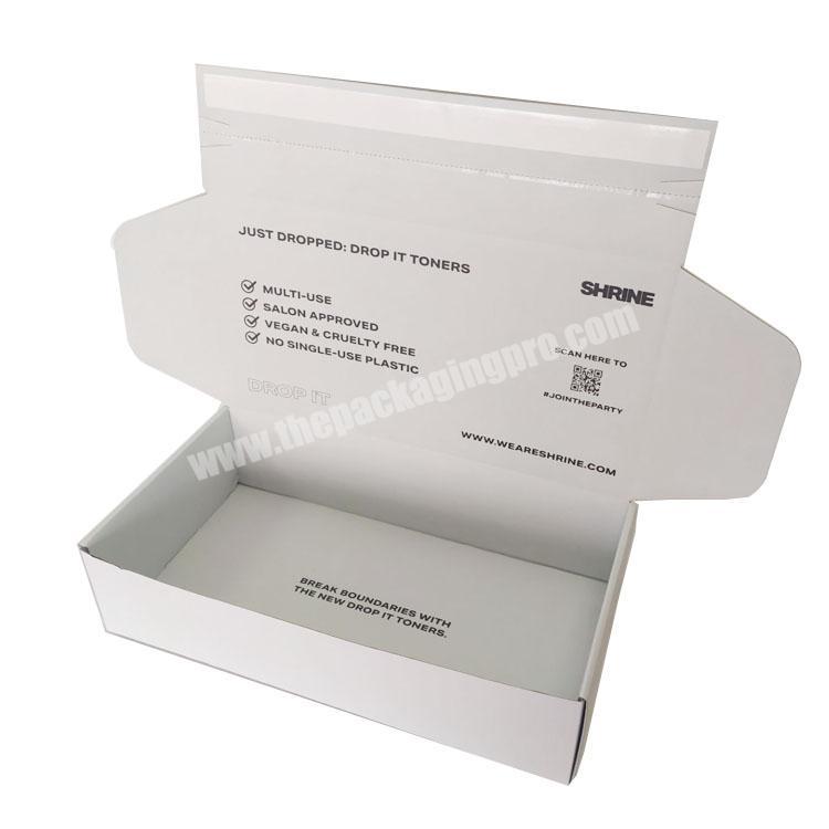 2022 new design hot selling custom shipping box mailers print carton zipper shipping box custom color