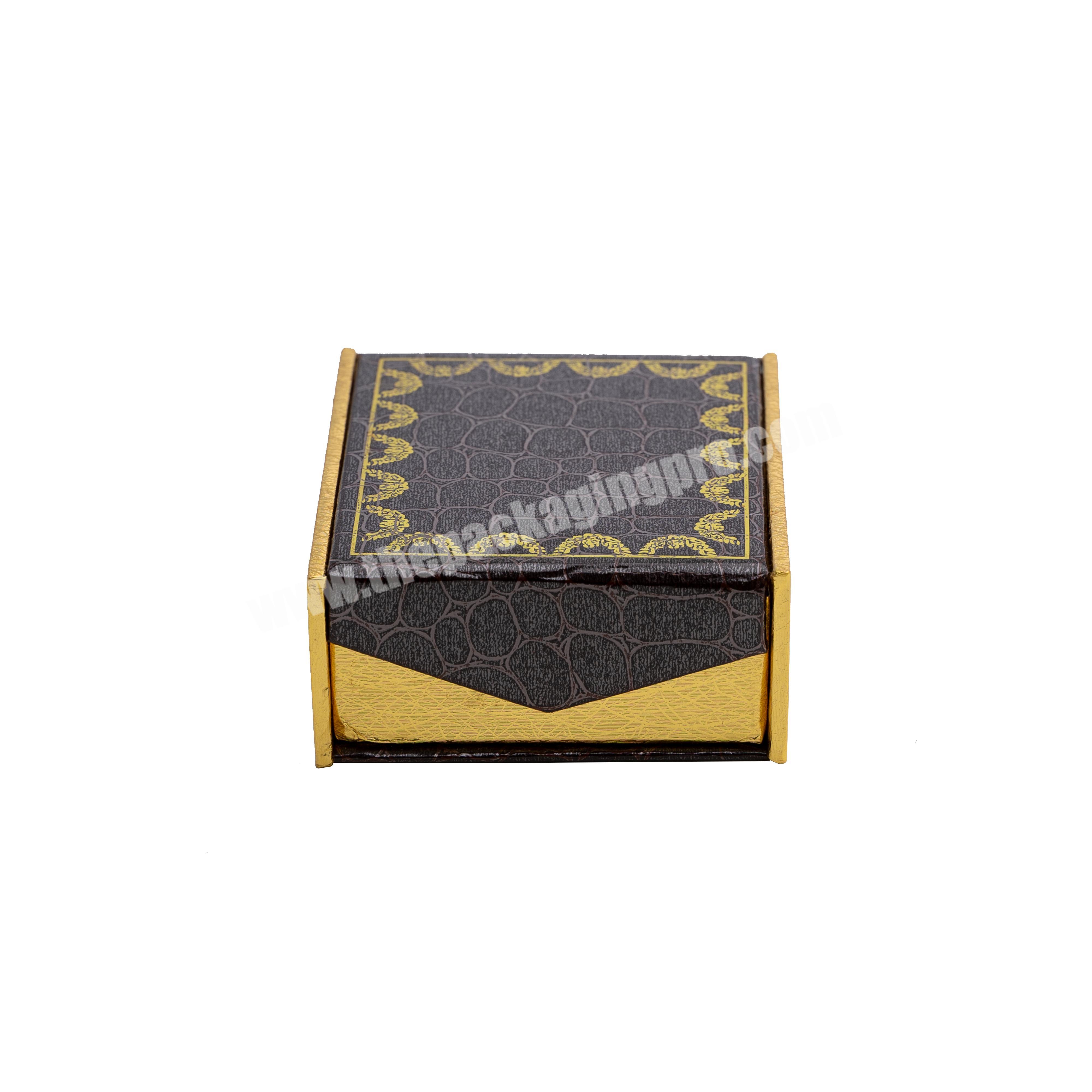 2022 new designs paper jewelry box luxury cardboard paper wedding gift box packaging with ribbon