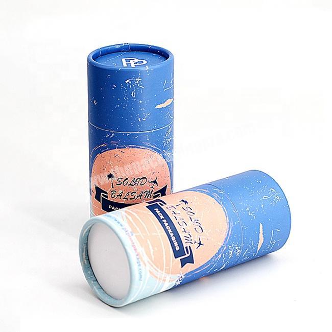50g Custom Empty Deodorant Container Solid Sunscreen Stick Packaging Twist Up Paper Tube