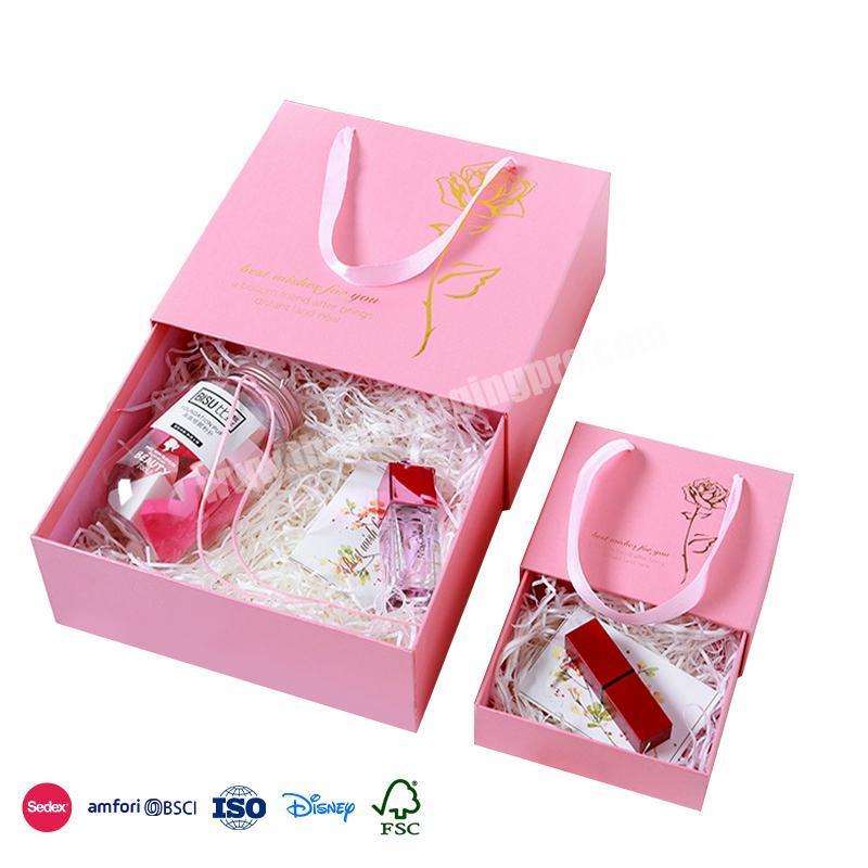 Amazon branded recycled packaging gift jewelry custom packaging paper box shipping drawer box packaging