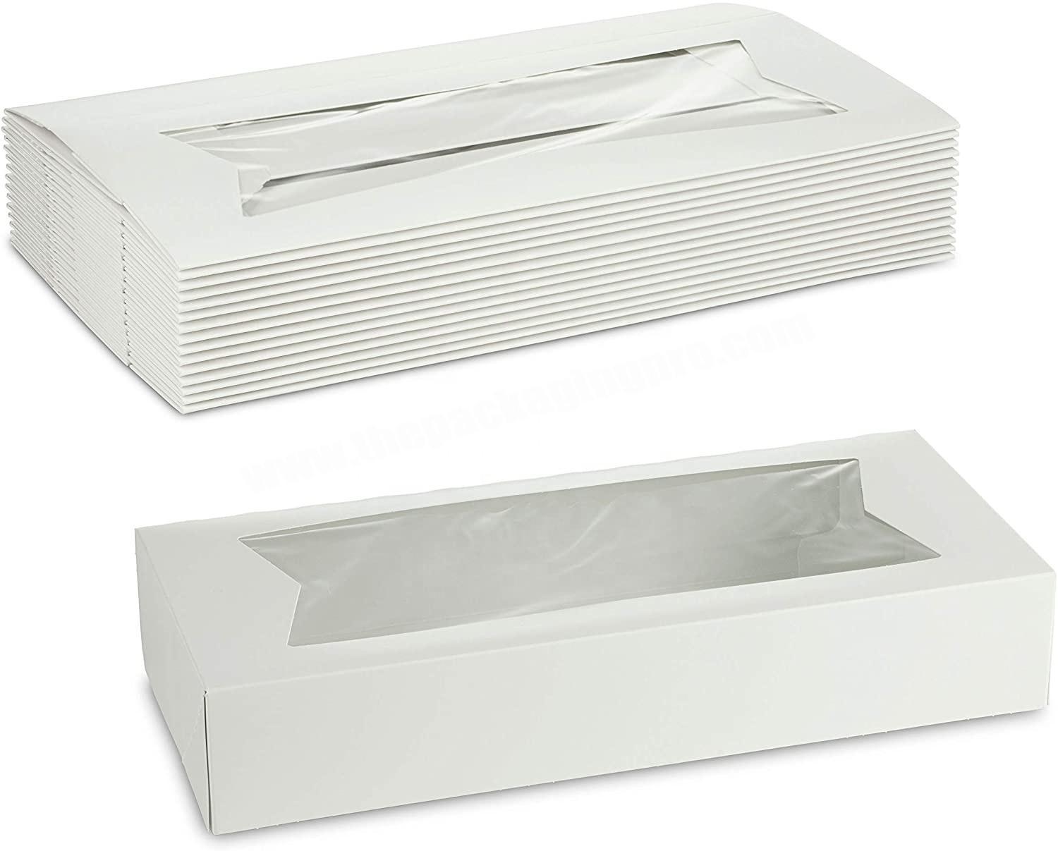 Beautiful White Paperboard Auto-Popup Bakery Box