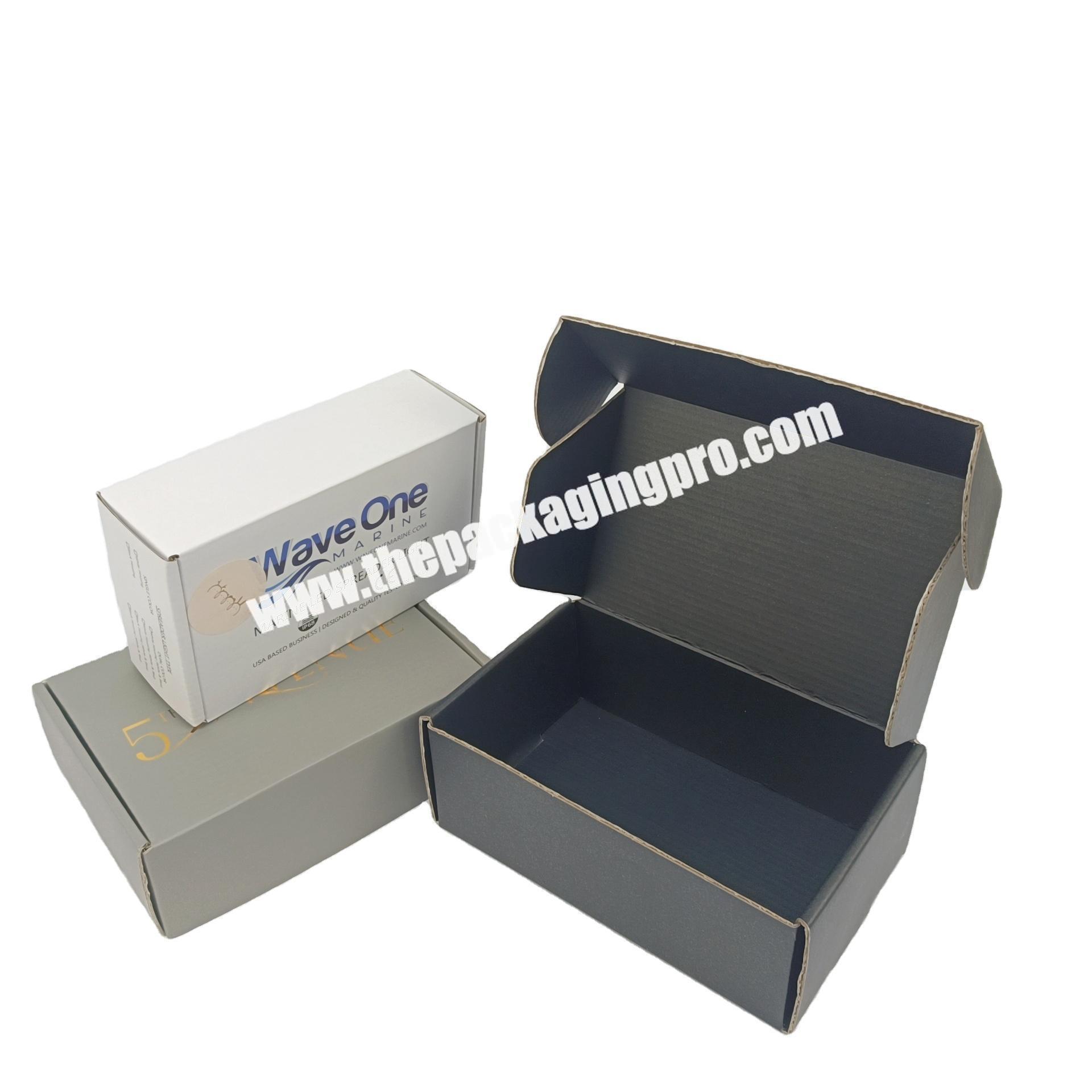 Factory price corrugated shipping mailer boxes custom  logo gift boxes mailers for Cosmetic Lashes Wig Clothing Shoes packaging