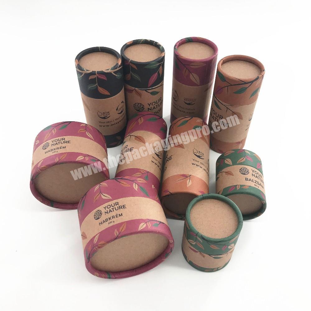 Best Price 0.3 Oz Packaging Kraft Paper Cardboard Tube For Lip Balm Deodorant containers