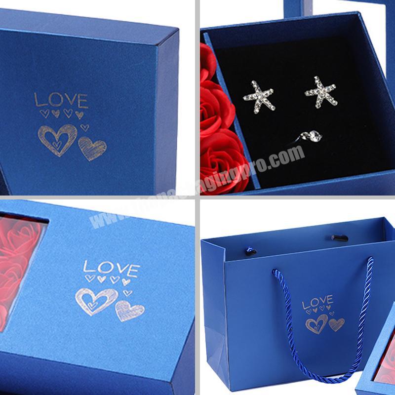 Cardboard Jewelry Gift Boxes, Gold Tone